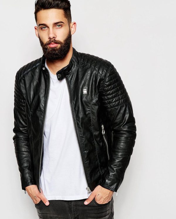G-STAR LEATHER JACKET