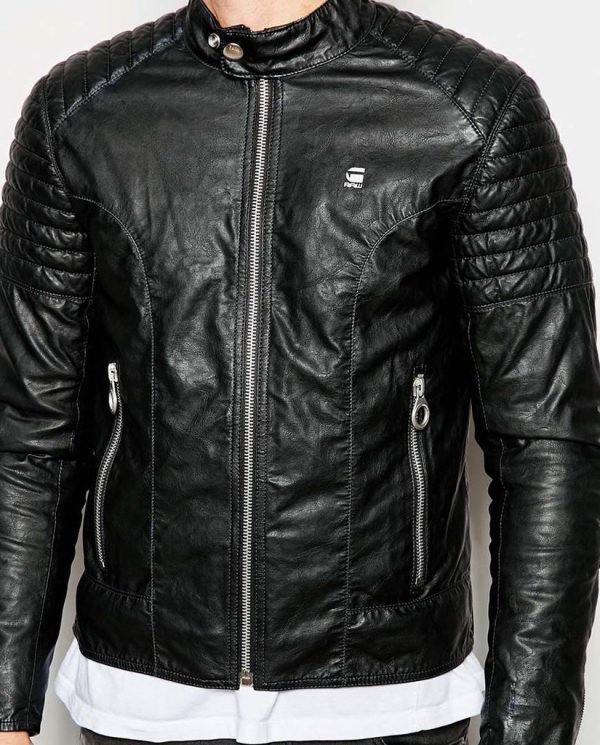 G-STAR LEATHER JACKET - Image 3